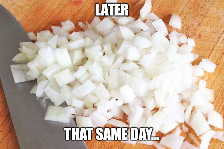 LATER THAT SAME DAY... | made w/ Imgflip meme maker