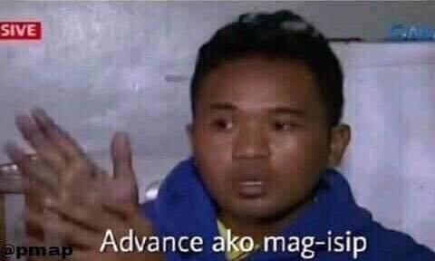 Advance ako mag isip Blank Meme Template