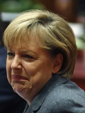 Merkel Crying Blank Meme Template