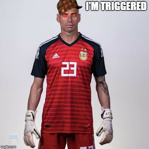 I'M TRIGGERED | image tagged in triggered,scumbag | made w/ Imgflip meme maker