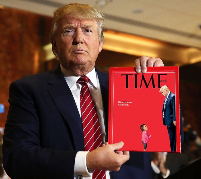 High Quality Trump’s Time Magazine Cover Blank Meme Template