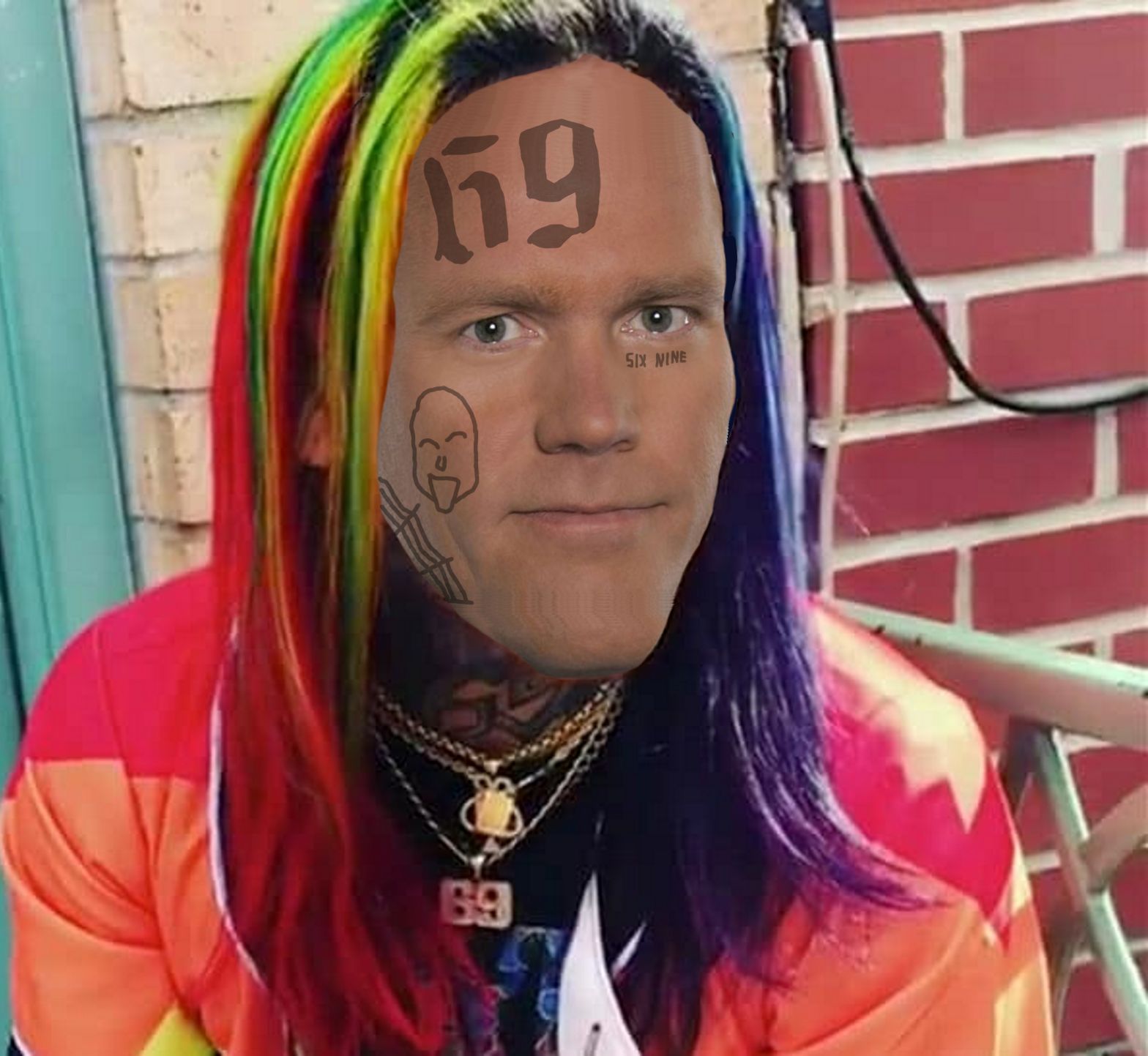 6ix 9ine Blank Meme Template