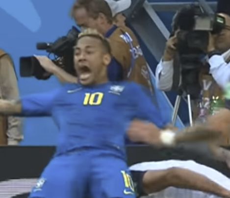 neymar_screams_while_cheating Blank Meme Template