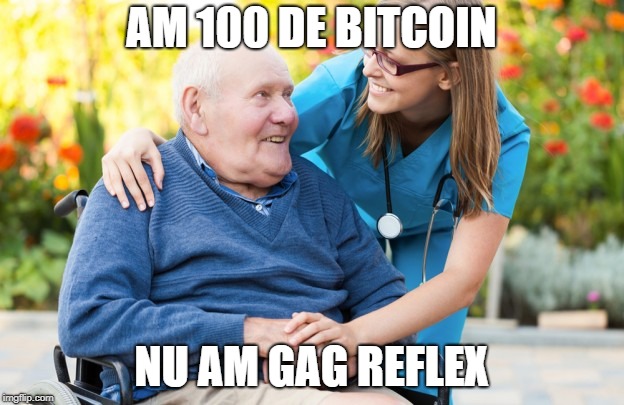 Dirty old man | AM 100 DE BITCOIN; NU AM GAG REFLEX | image tagged in dirty old man | made w/ Imgflip meme maker