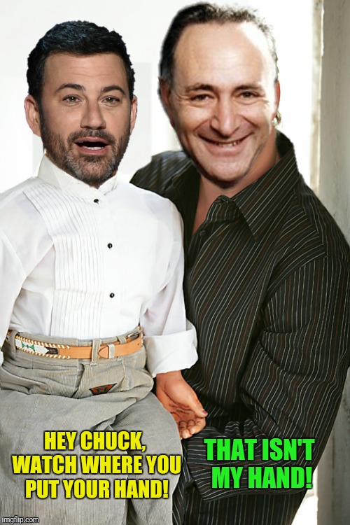 HEY CHUCK, WATCH WHERE YOU PUT YOUR HAND! THAT ISN'T MY HAND! | made w/ Imgflip meme maker