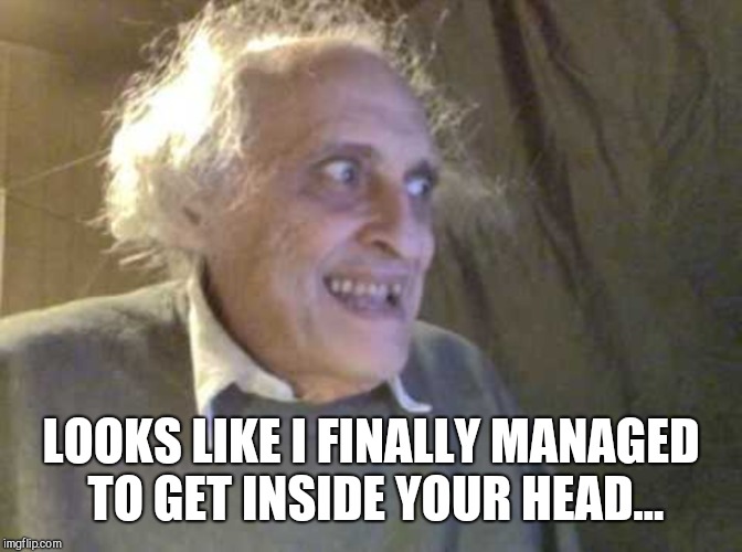 LOOKS LIKE I FINALLY MANAGED TO GET INSIDE YOUR HEAD... | made w/ Imgflip meme maker