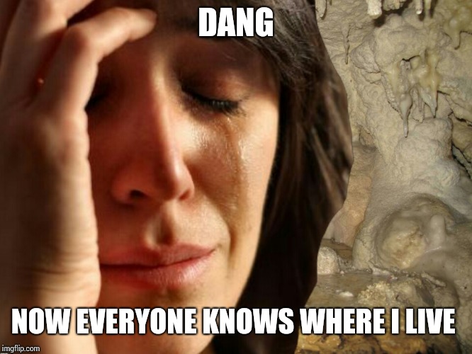 DANG NOW EVERYONE KNOWS WHERE I LIVE | made w/ Imgflip meme maker