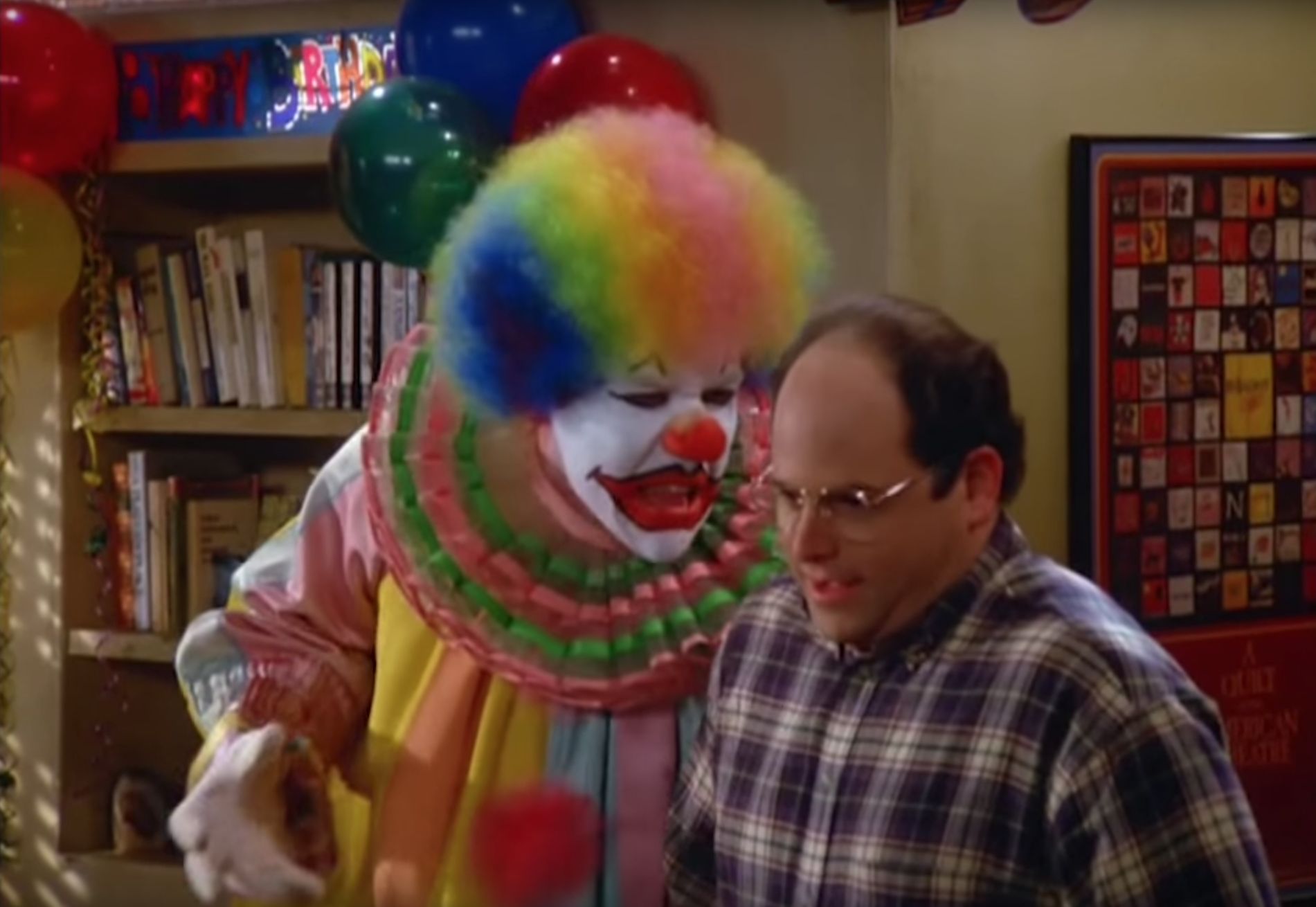 High Quality Seinfeld Clown Blank Meme Template