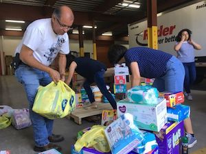 Catholic Charities Rio Grande Valley staffer and volunteers McAl Blank Meme Template