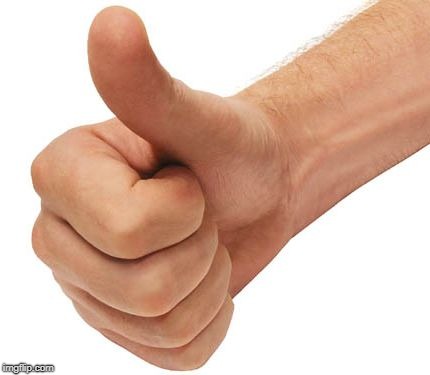 thumbs up | , | image tagged in thumbs up | made w/ Imgflip meme maker