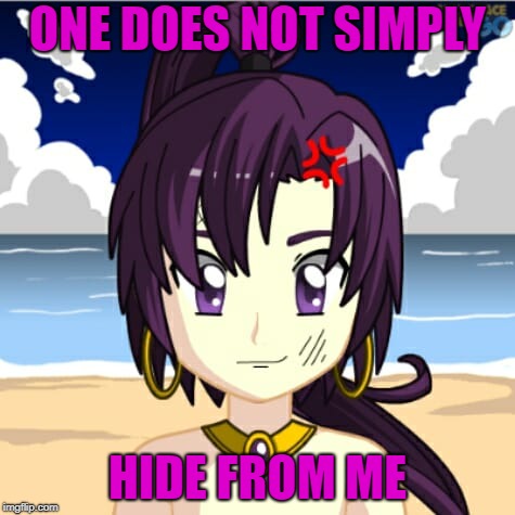 ONE DOES NOT SIMPLY; HIDE FROM ME | image tagged in sinbad kid | made w/ Imgflip meme maker