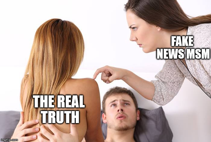 FAKE NEWS MSM; THE REAL TRUTH | made w/ Imgflip meme maker