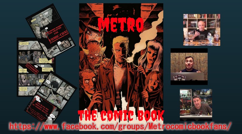 Metro The Comic Book | https://www.facebook.com/groups/Metrocomicbookfans/ | image tagged in advertising | made w/ Imgflip meme maker