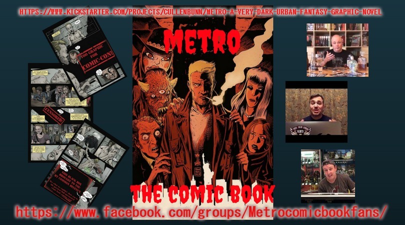 Metro page | HTTPS://WWW.KICKSTARTER.COM/PROJECTS/CULLENBUNN/METRO-A-VERY-DARK-URBAN-FANTASY-GRAPHIC-NOVEL | image tagged in advertising | made w/ Imgflip meme maker