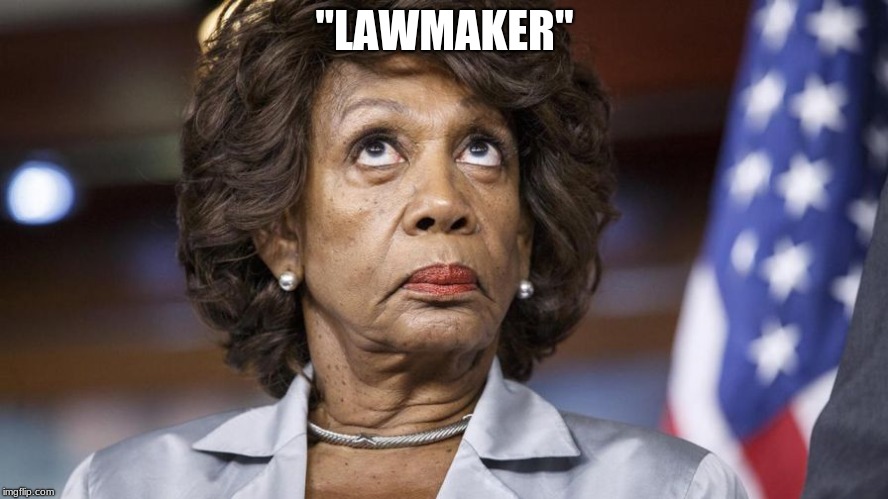 maxine waters | "LAWMAKER" | image tagged in maxine waters | made w/ Imgflip meme maker