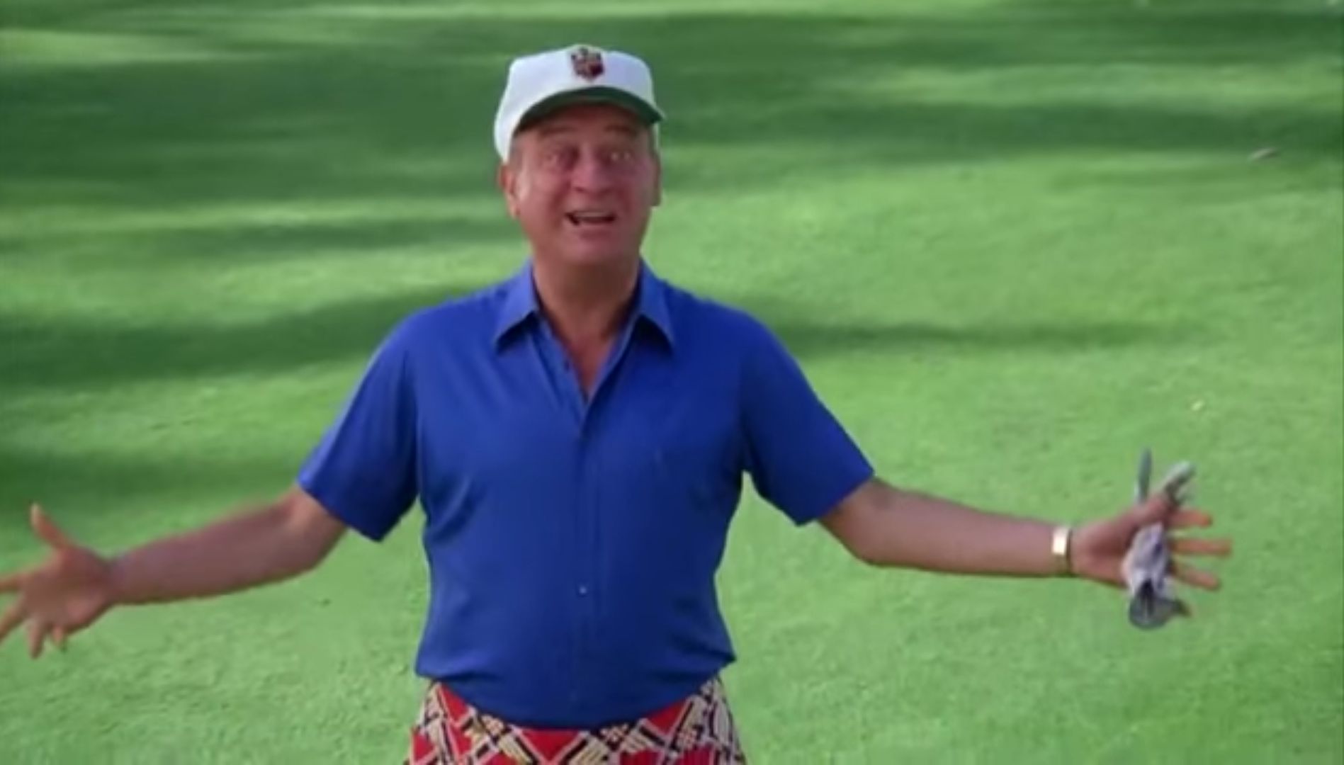 High Quality Rodney Dangerfield Caddyshack we're all gonna get laid Blank Meme Template