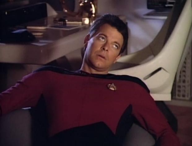 High Quality riker eye roll Blank Meme Template