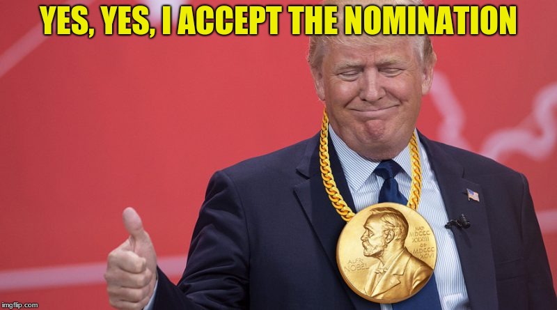YES, YES, I ACCEPT THE NOMINATION | made w/ Imgflip meme maker