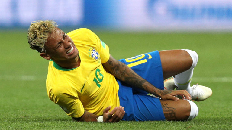 Neymar injured Blank Meme Template
