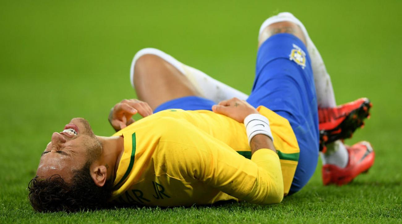 Neymar Injured Blank Meme Template