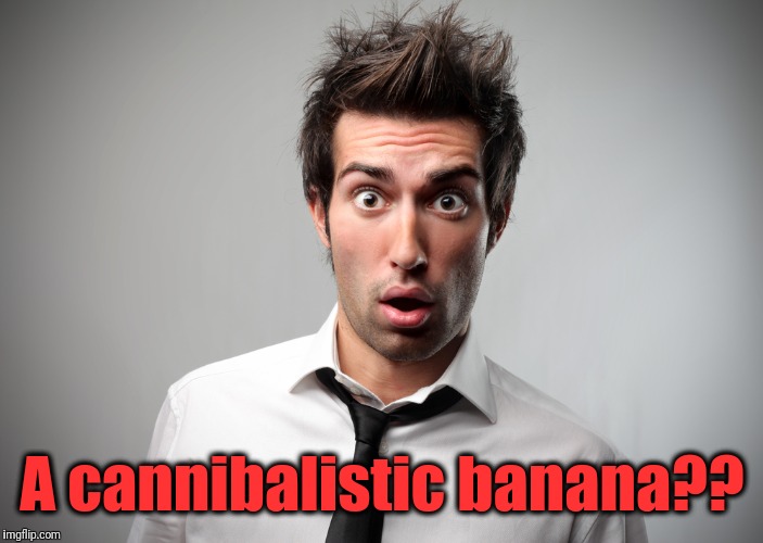 A cannibalistic banana?? | made w/ Imgflip meme maker