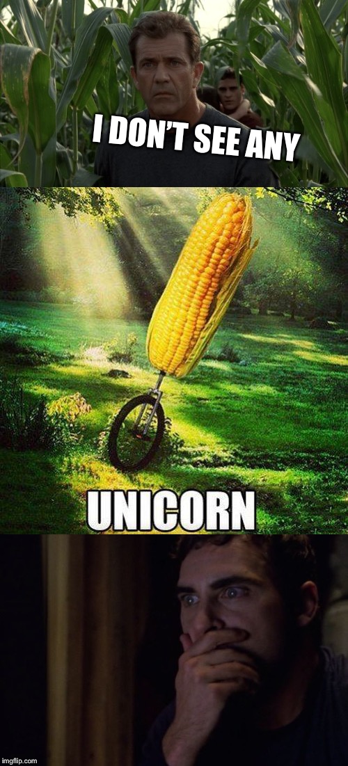 Unicorns... not just for breakfast anymore  | I DON’T SEE ANY | image tagged in sign of the times signs,memefield,well la di da,freak show baby,she fell asleep meme | made w/ Imgflip meme maker