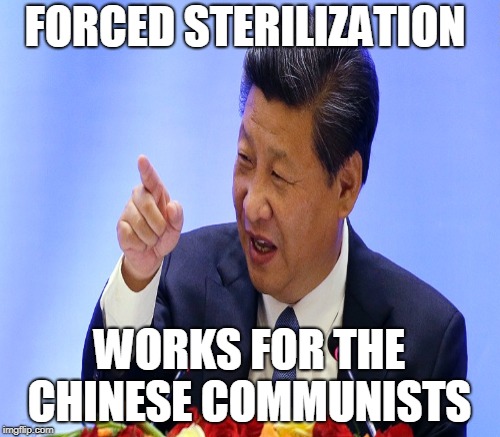 FORCED STERILIZATION WORKS FOR THE CHINESE COMMUNISTS | made w/ Imgflip meme maker