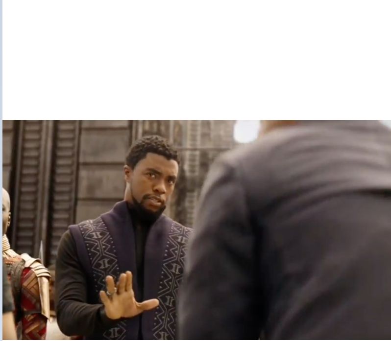 High Quality Black panther Blank Meme Template