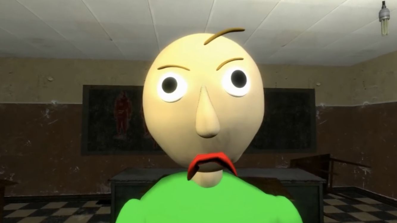 Baldis basics Blank Meme Template