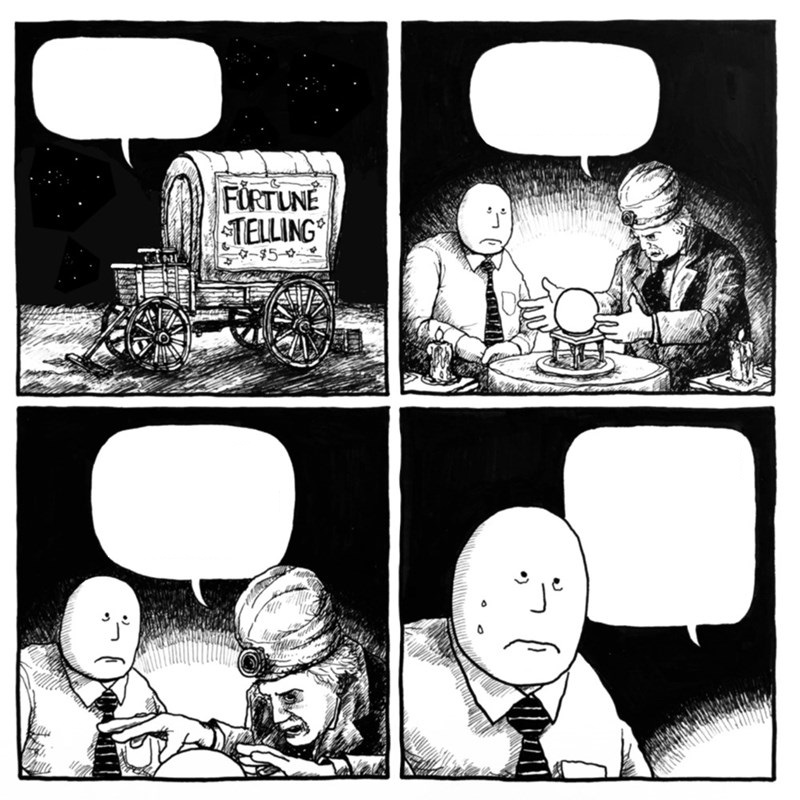High Quality Fortune Telling Blank Meme Template