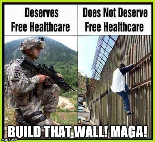 BUILD THAT WALL! MAGA! | image tagged in build that wall | made w/ Imgflip meme maker