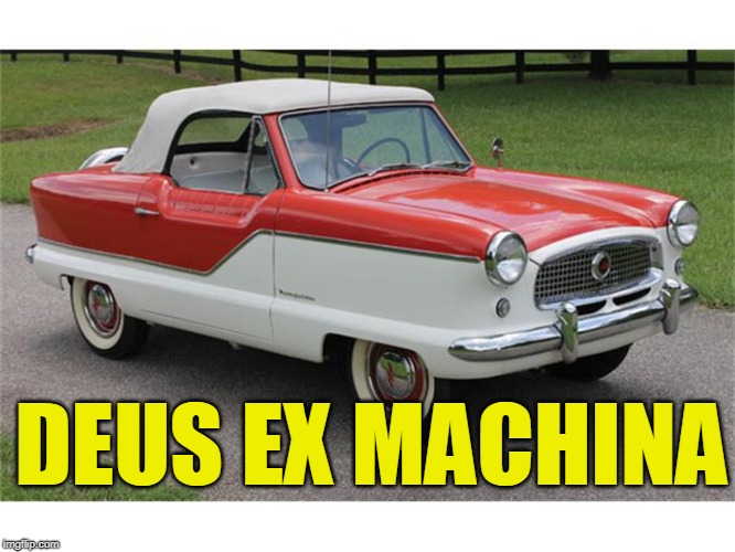 God from a Machine: the Rambler Metropolitan | DEUS EX MACHINA | image tagged in cars | made w/ Imgflip meme maker