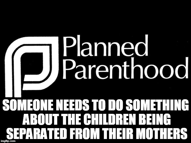 planned parenthood selling body parts fetus hidden video investi | SOMEONE NEEDS TO DO SOMETHING ABOUT THE CHILDREN BEING SEPARATED FROM THEIR MOTHERS | image tagged in planned parenthood selling body parts fetus hidden video investi | made w/ Imgflip meme maker