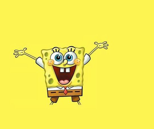 happy spongebob Blank Meme Template