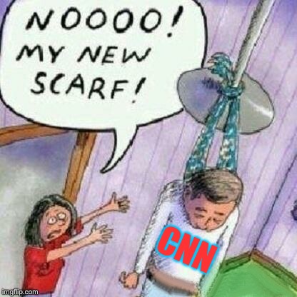 Hang up your scarf | CNN | image tagged in hang up your scarf,mr news if not,ef aye kay eey,memes | made w/ Imgflip meme maker