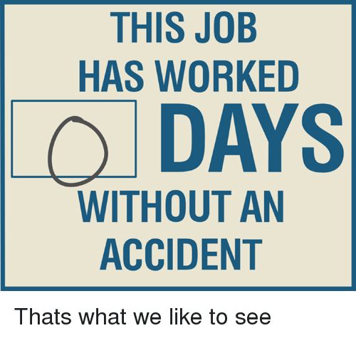 Days without accident Blank Meme Template