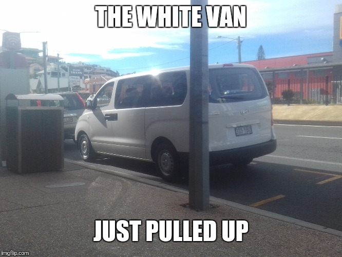 THE WHITE VAN; JUST PULLED UP | image tagged in pedo alert | made w/ Imgflip meme maker