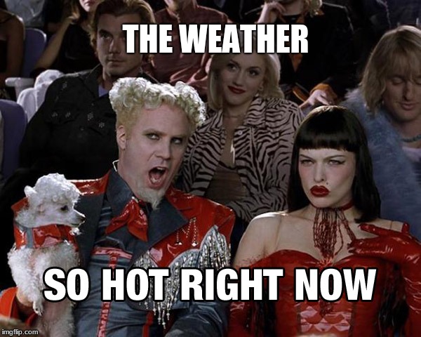 THE WEATHER | image tagged in so hot right now | made w/ Imgflip meme maker