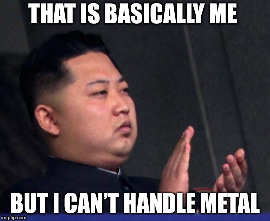 Bravo | THAT IS BASICALLY ME BUT I CAN’T HANDLE METAL | image tagged in bravo | made w/ Imgflip meme maker