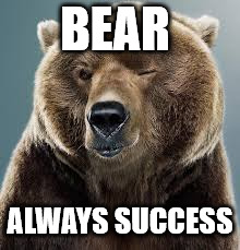 BEAR; ALWAYS SUCCESS | made w/ Imgflip meme maker