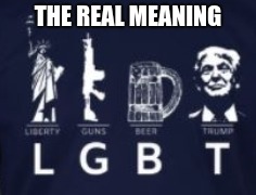 THE REAL MEANING | image tagged in gun | made w/ Imgflip meme maker