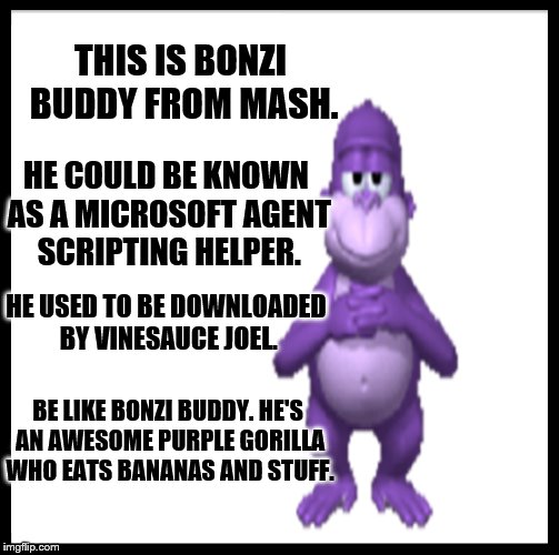 what is bonzi buddys speach sound