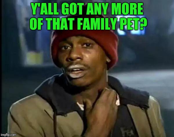 Y'all Got Any More Of That Meme | Y'ALL GOT ANY MORE OF THAT FAMILY PET? | image tagged in memes,y'all got any more of that | made w/ Imgflip meme maker