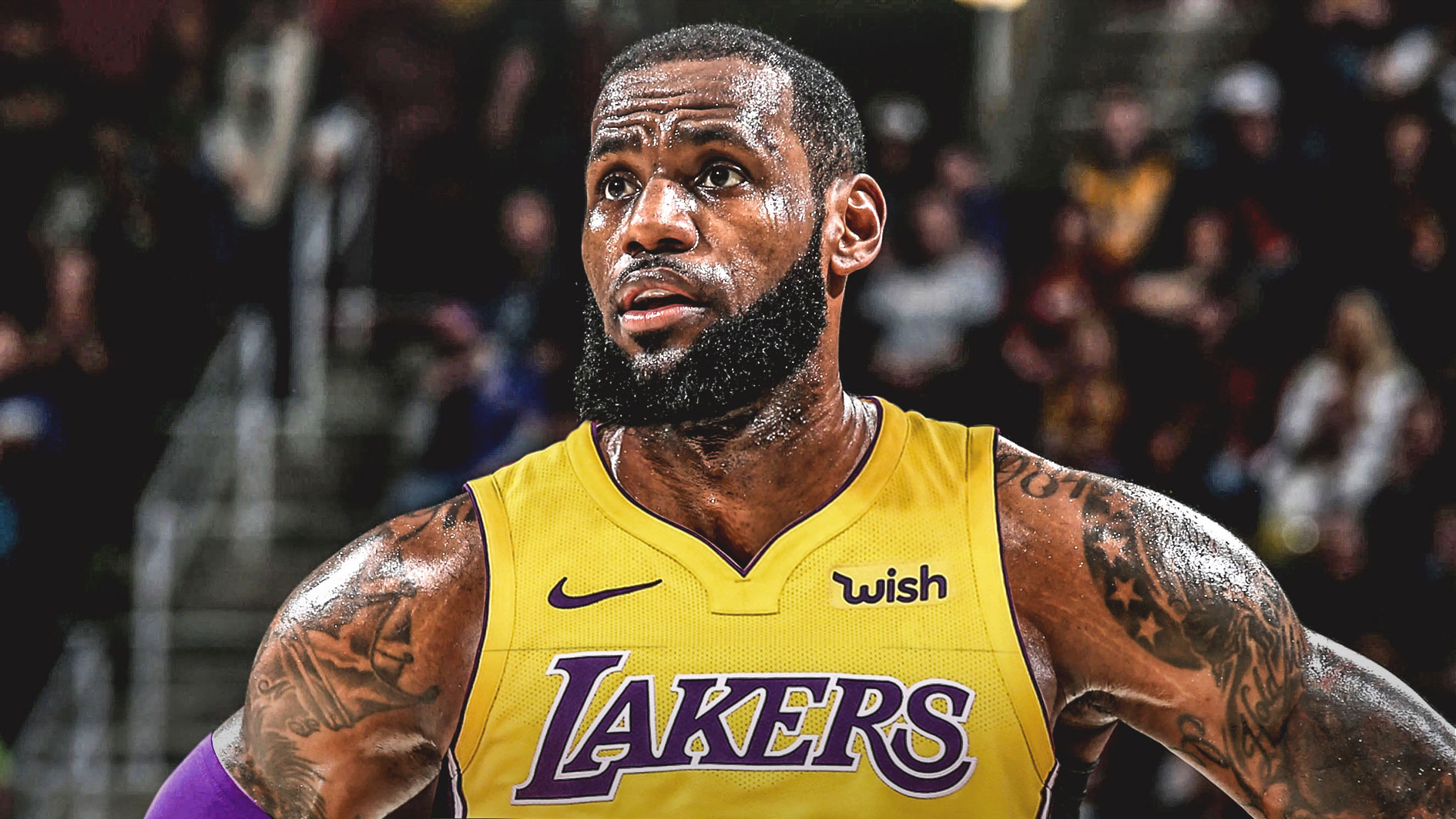 Lebron Laker Blank Meme Template