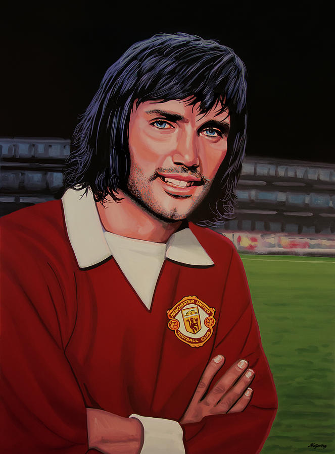 High Quality George Best Picture Blank Meme Template