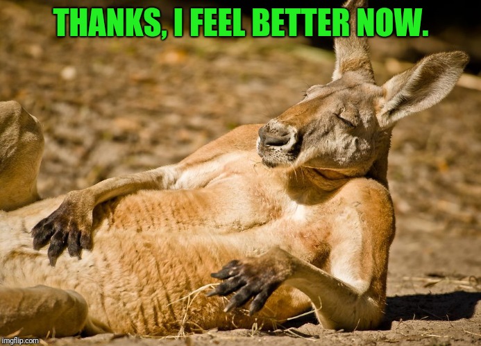 Relaxed dude | THANKS, I FEEL BETTER NOW. | image tagged in relaxed dude | made w/ Imgflip meme maker