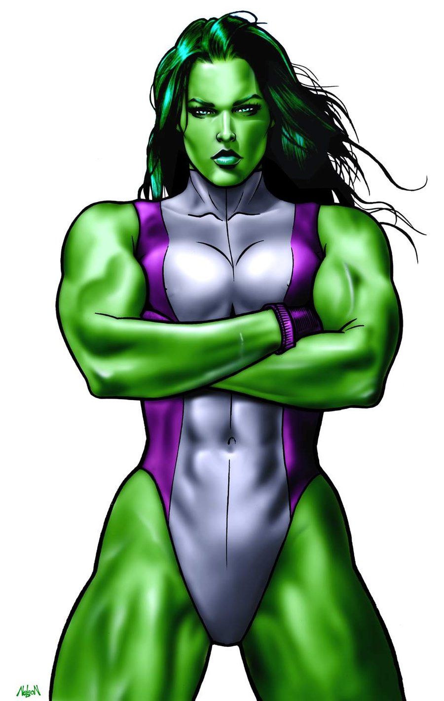 Jennifer Walters, She Hulk Blank Meme Template