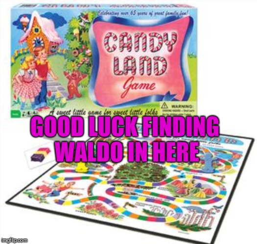 GOOD LUCK FINDING WALDO IN HERE | made w/ Imgflip meme maker