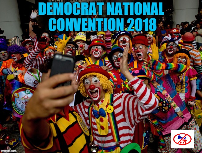 Democrats | DEMOCRAT NATIONAL CONVENTION
2018 | image tagged in democrats | made w/ Imgflip meme maker