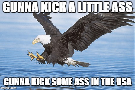 GUNNA KICK A LITTLE ASS; GUNNA KICK SOME ASS IN THE USA | made w/ Imgflip meme maker